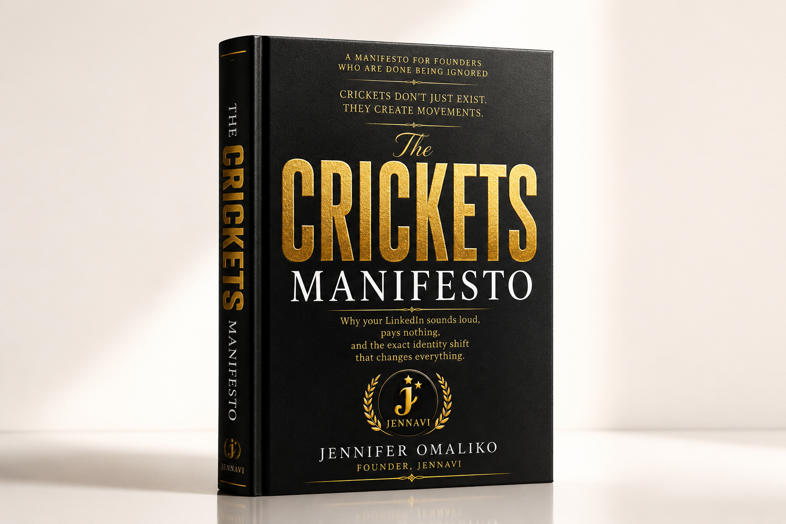 CRICKETS, the LinkedIn positioning playbook by Jennifer Omaliko, book cover